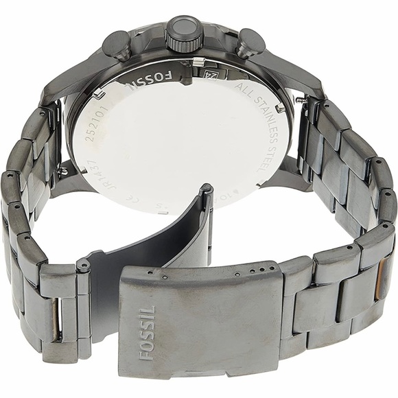 Fossil Men's Nate Stainless Steel Quartz Chronograph Watch - Picture 6 of 12